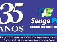 Senge-PI comemora 35 anos