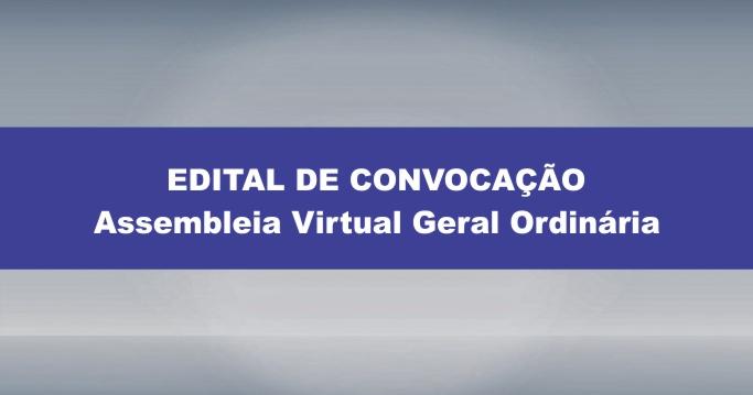 Edital nº 002/20 - Convocação ASSEMBLEIA VIRTUAL GERAL ORDINÁRIA