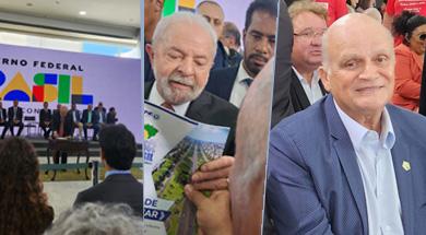 Eng. Murilo entrega Cresce Brasil ao Presidente Lula