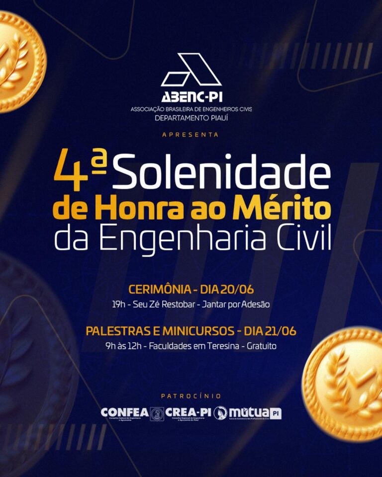4ª Solenidade de Honra ao Mérito da Engenharia Civil do Piauí